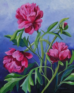 Peony Flower Art