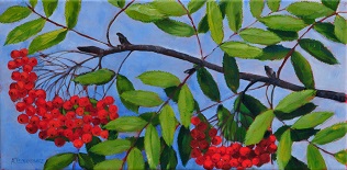 Mountain Ash Picture Painting