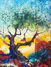 Spanish Olive Tree Art